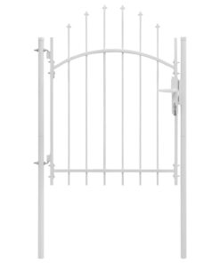 vidaXL Poort 1x2 m staal wit