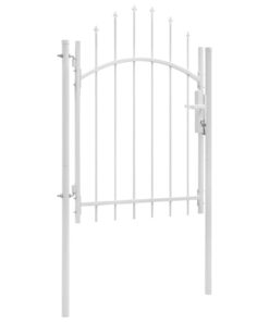 vidaXL Poort 1x2 m staal wit
