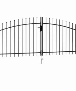 vidaXL Poort met puntige bovenkant dubbel 3x1