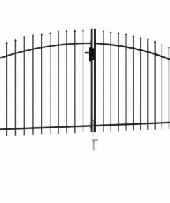 vidaXL Poort met puntige bovenkant dubbel 3x1