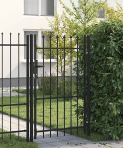 vidaXL Poort met puntige bovenkant enkel 1x1