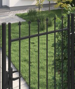 vidaXL Poort met puntige bovenkant enkel 1x1