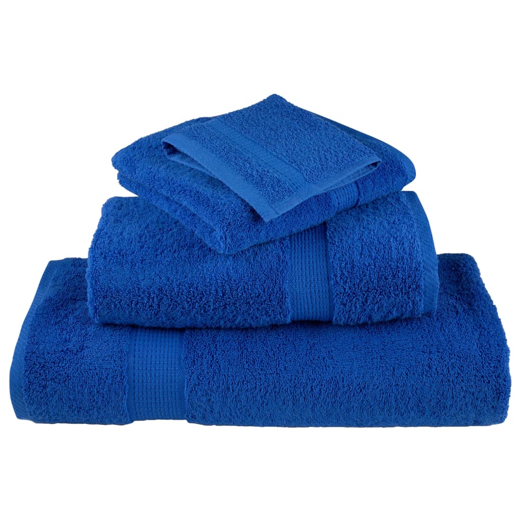 vidaXL Premium washandjes SOLUND 2 stuks blauw 30x30 cm 600 g/m² - Image 4