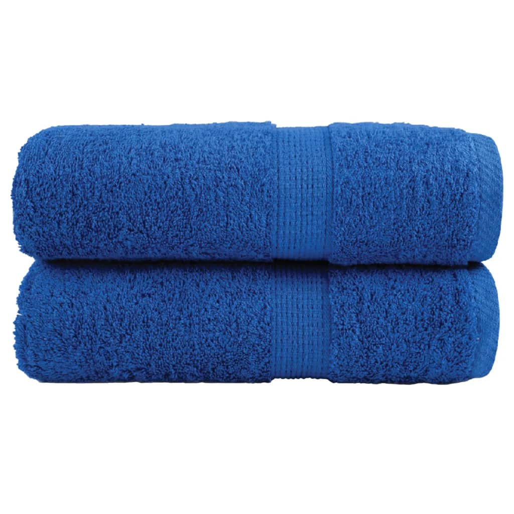vidaXL Premium washandjes SOLUND 2 stuks blauw 30x30 cm 600 g/m²