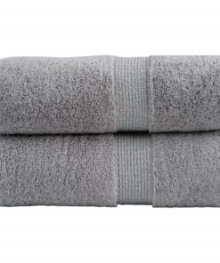 vidaXL Premium washandjes SOLUND 2 stuks grijs 30x30cm 600 g/m²