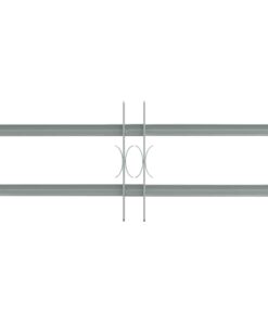 vidaXL Raambeveiliging verstelbaar met 2 dwarsstangen 500-650 mm