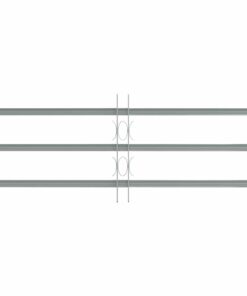 vidaXL Raambeveiliging verstelbaar met 3 dwarsstangen 700-1050 mm