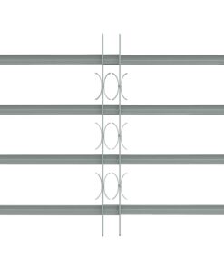 vidaXL Raambeveiliging verstelbaar met 4 dwarsstangen 500-650 mm
