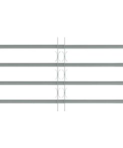 vidaXL Raambeveiliging verstelbaar met 4 dwarsstangen 700-1050 mm
