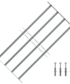 vidaXL Raambeveiliging verstelbaar met 4 dwarsstangen 700-1050 mm