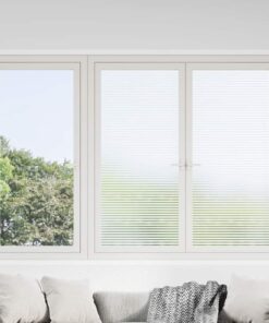 vidaXL Raamfolie strepenpatroon mat 0