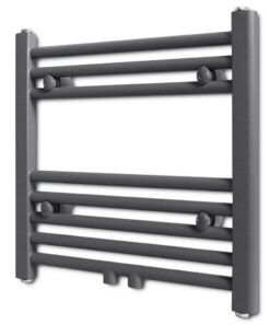 vidaXL Radiator / handdoekenrek recht 480x480 mm grijs
