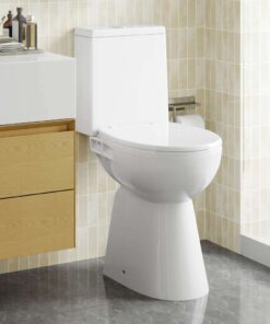 vidaXL Randloos Toilet 7 cm extra hoogte soft-close keramiek wit
