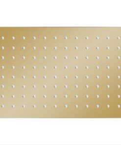 vidaXL Regendouchekop rechthoekig 30x20 cm roestvrij staal goudkleurig