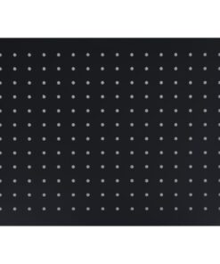 vidaXL Regendouchekop rechthoekig 40x30 cm roestvrij staal zwart
