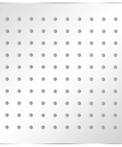 vidaXL Regendouchekop roestvrij staal 20x20 cm vierkant