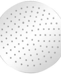 vidaXL Regendouchekop rond 25 cm roestvrij staal