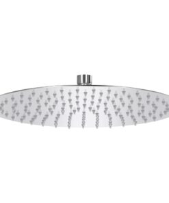vidaXL Regendouchekop rond 30 cm roestvrij staal 304