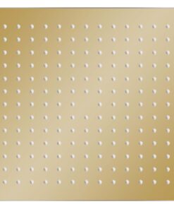 vidaXL Regendouchekop vierkant 25x25 cm roestvrij staal goudkleurig