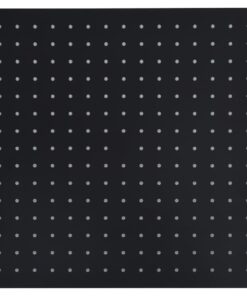 vidaXL Regendouchekop vierkant 40x40 cm roestvrij staal zwart