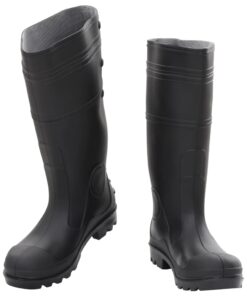 vidaXL Regenlaarzen maat 40 PVC zwart