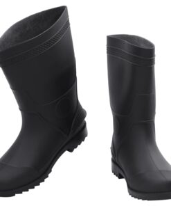vidaXL Regenlaarzen maat 41 PVC zwart