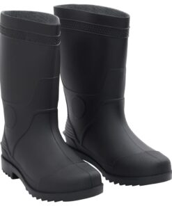 vidaXL Regenlaarzen maat 41 PVC zwart