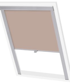 vidaXL Rolgordijn verduisterend beige 206