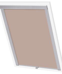 vidaXL Rolgordijn verduisterend beige M08/308
