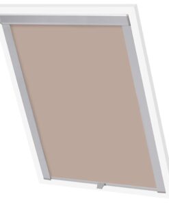 vidaXL Rolgordijn verduisterend beige MK08
