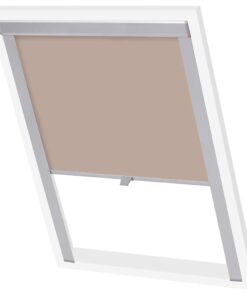 vidaXL Rolgordijn verduisterend beige MK08