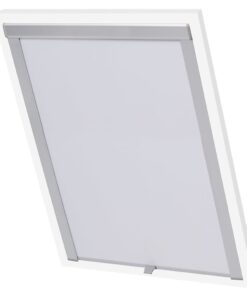vidaXL Rolgordijn verduisterend wit M06/306