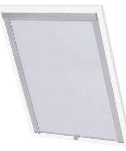 vidaXL Rolgordijn verduisterend wit PK08