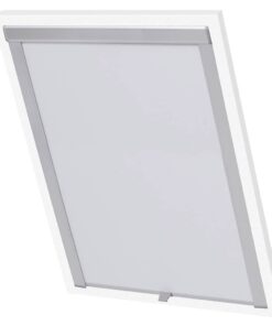 vidaXL Rolgordijn verduisterend wit S06/606