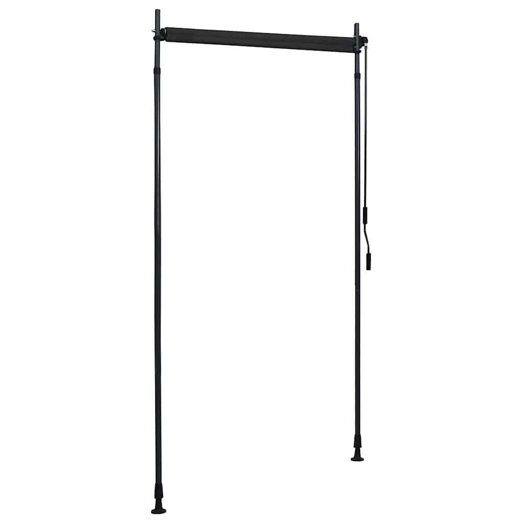 vidaXL Rolgordijn voor buiten 100x270 cm antraciet - Image 5