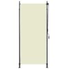 vidaXL Rolgordijn voor buiten 100x270 cm crème