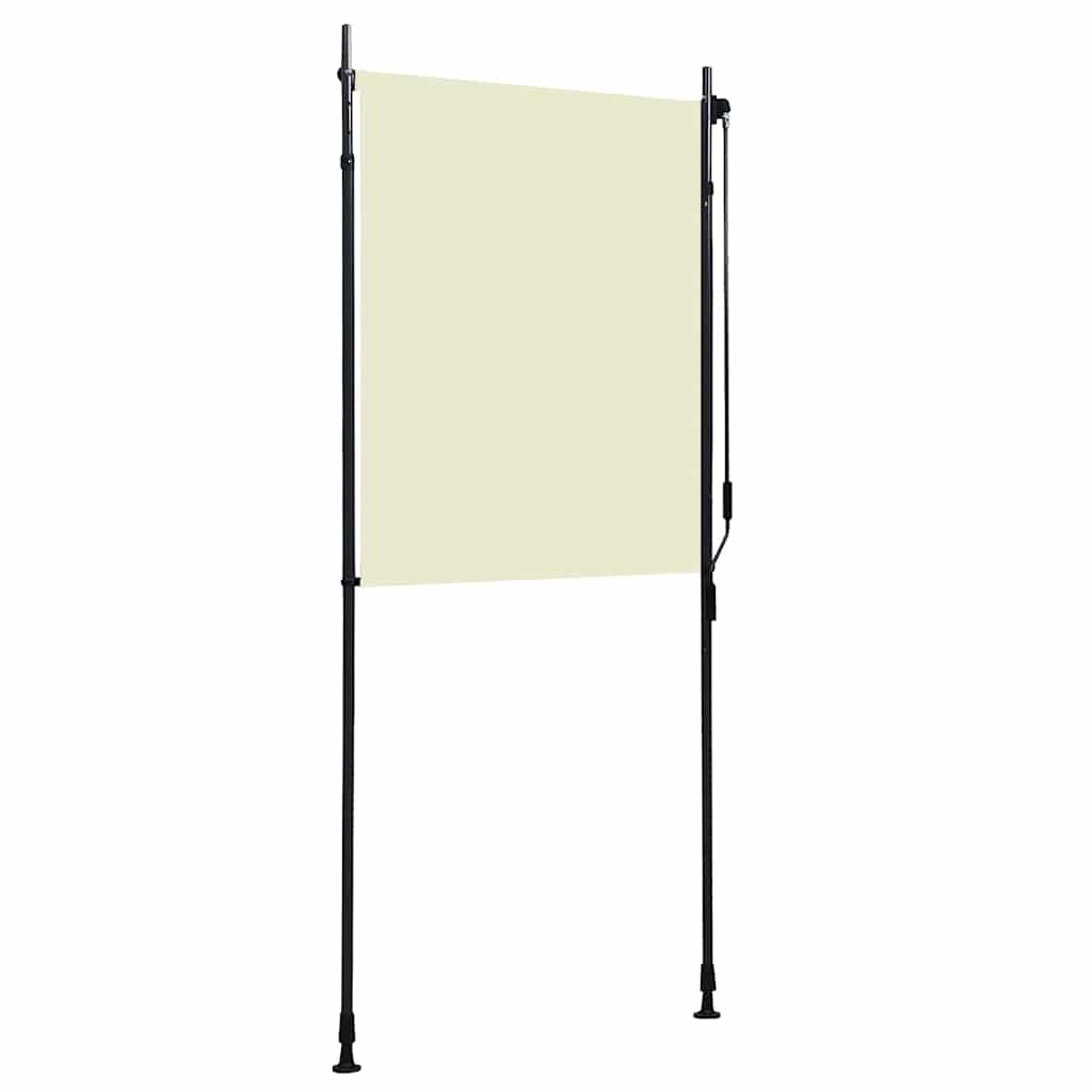 vidaXL Rolgordijn voor buiten 100x270 cm crème - Image 4