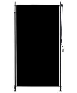 vidaXL Rolgordijn voor buiten 120x270 cm antraciet