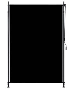 vidaXL Rolgordijn voor buiten 150x270 cm antraciet