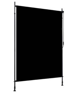 vidaXL Rolgordijn voor buiten 150x270 cm antraciet