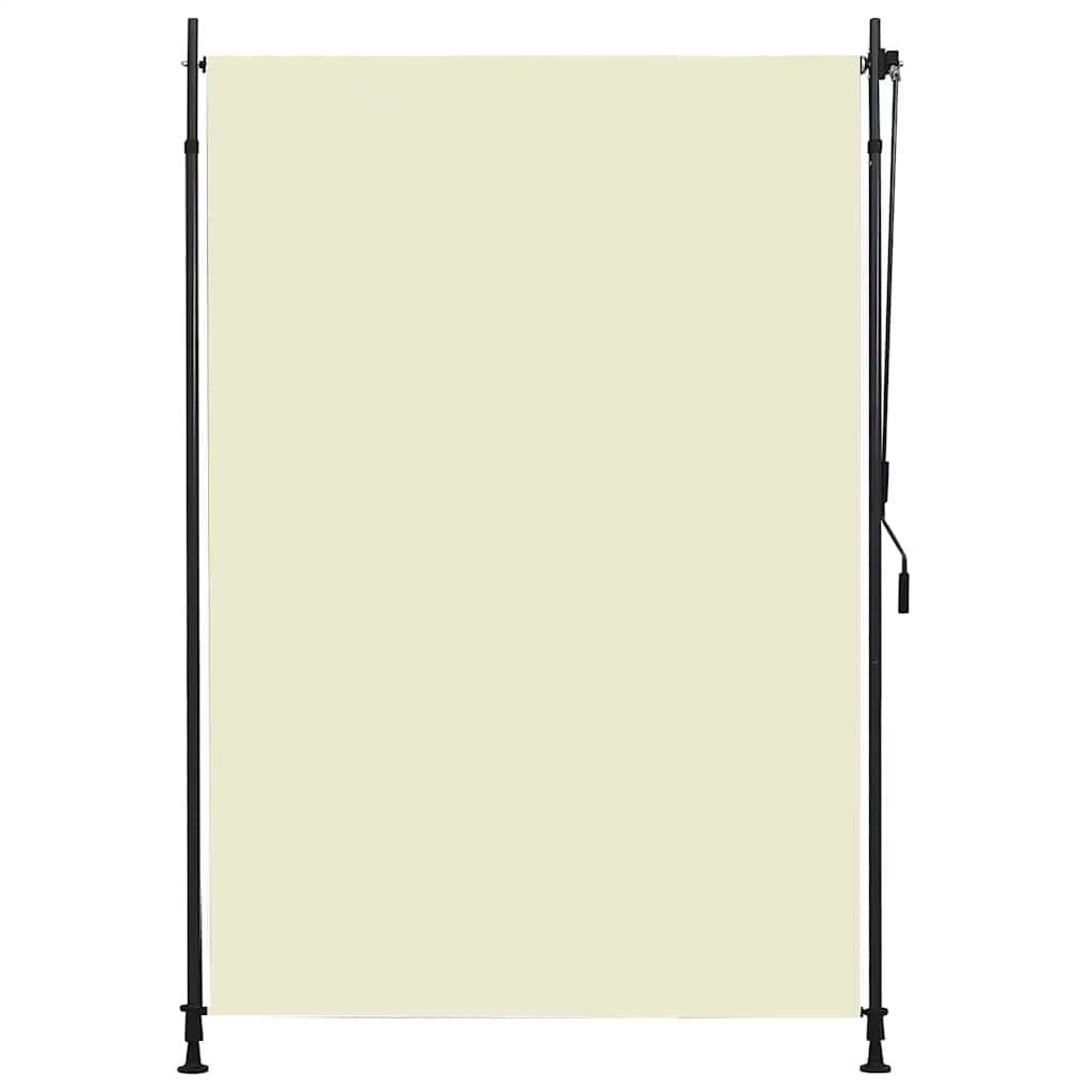 vidaXL Rolgordijn voor buiten 150x270 cm crème