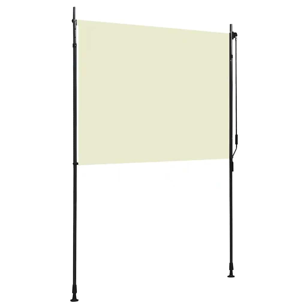 vidaXL Rolgordijn voor buiten 150x270 cm crème - Image 4
