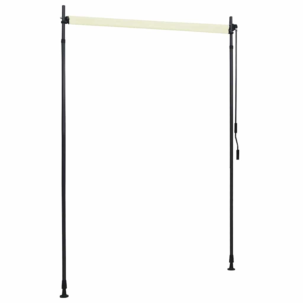 vidaXL Rolgordijn voor buiten 150x270 cm crème - Image 5