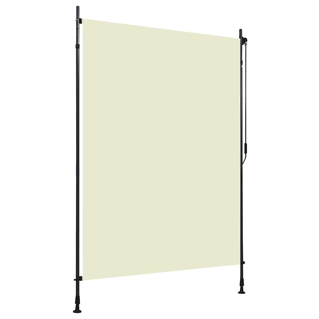 vidaXL Rolgordijn voor buiten 150x270 cm crème
