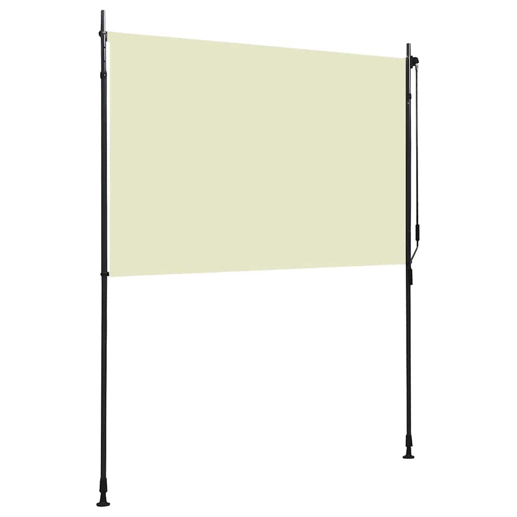 vidaXL Rolgordijn voor buiten 200x270 cm crème - Image 4