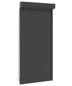 vidaXL Rolluik 100x210 cm aluminium antracietkleurig
