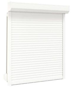 vidaXL Rolluik 110x130 cm aluminium wit
