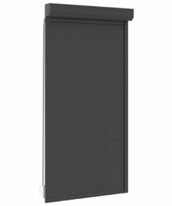 vidaXL Rolluik 110x220 cm aluminium antracietkleurig