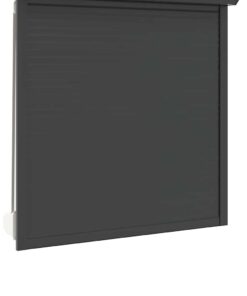 vidaXL Rolluik 130x140 cm aluminium antracietkleurig