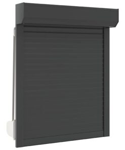 vidaXL Rolluik 70x100 cm aluminium antracietkleurig